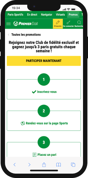 promo premier bet fidelite 