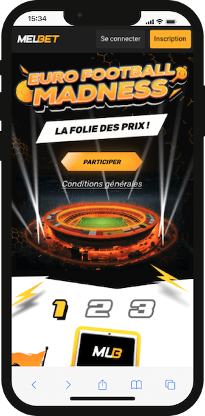 promo euro foot sur melbet