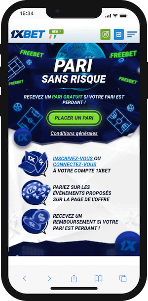 miser sans risque avec la promo 1xbet